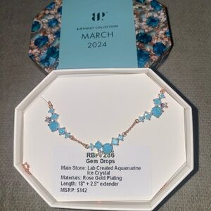 Bomb Party Necklace. March collection. Gem Drops.